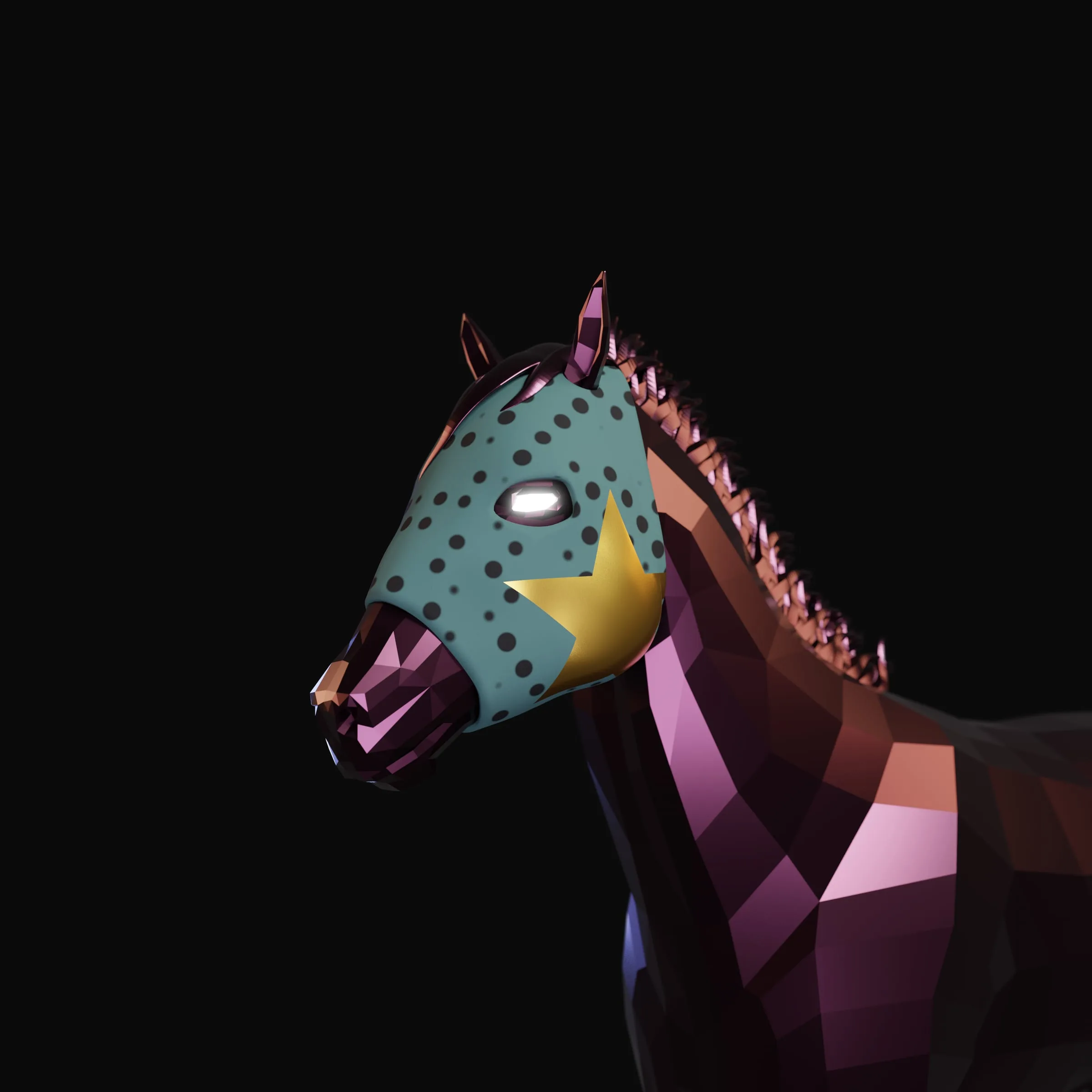 Horse avatar, colourway 2 of 12