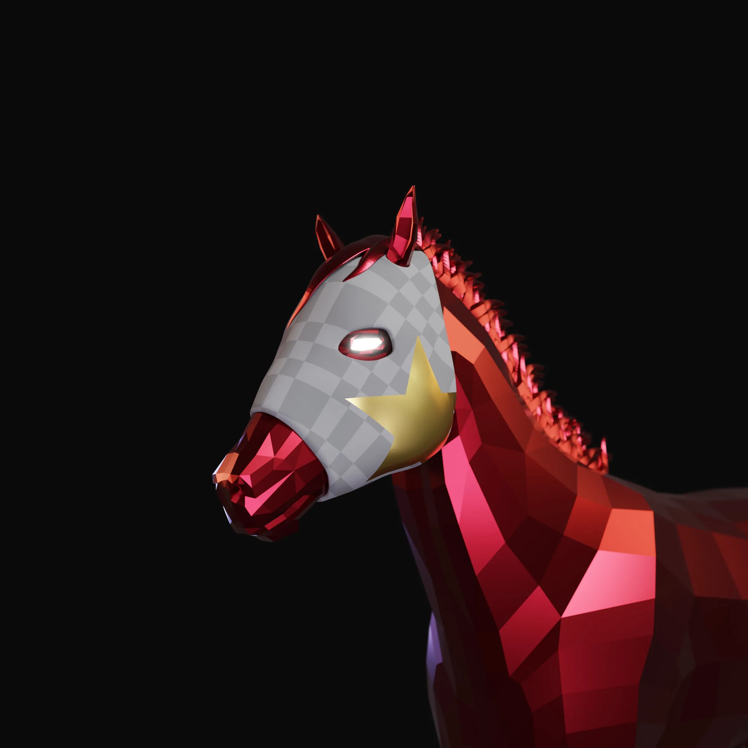 Horse avatar, colourway 9 of 12