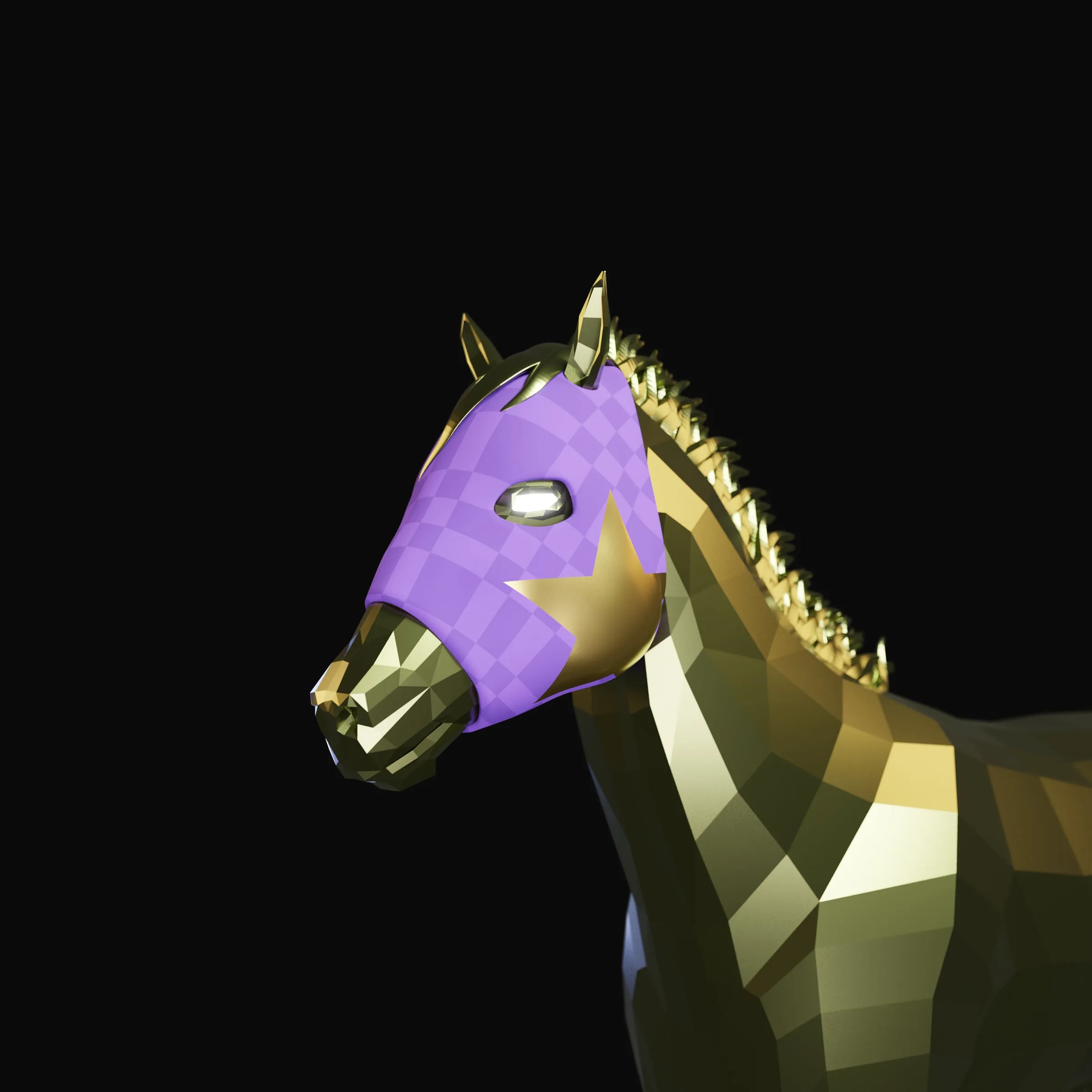 Horse avatar, colourway 10 of 12