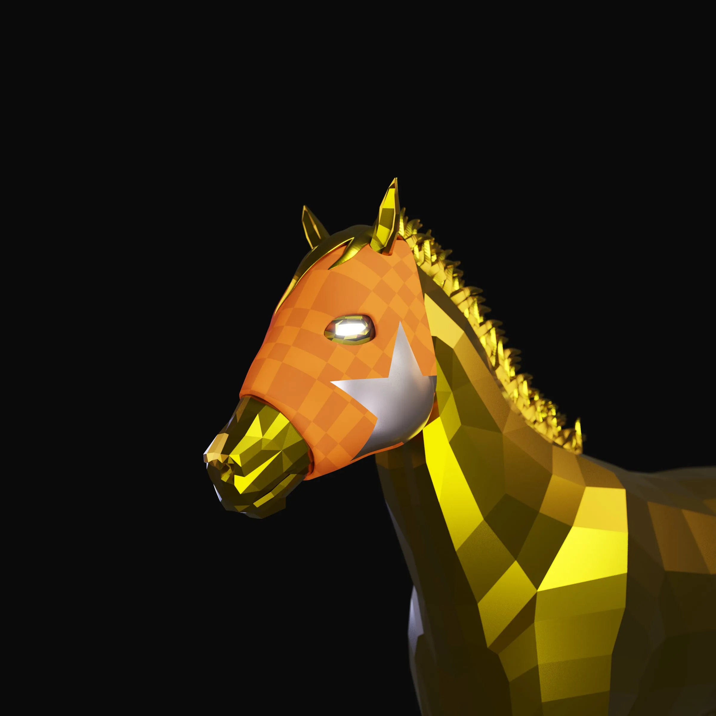 Horse avatar, colourway 12 of 12